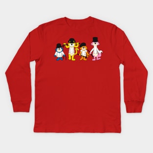 A Clockwork Cat Kids Long Sleeve T-Shirt